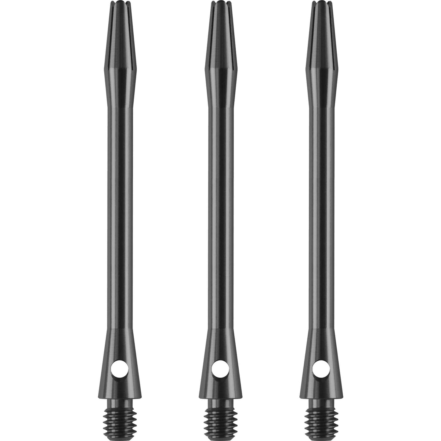 Designa Aluminium Shafts - Metal Dart Stems - Gun Metal Long