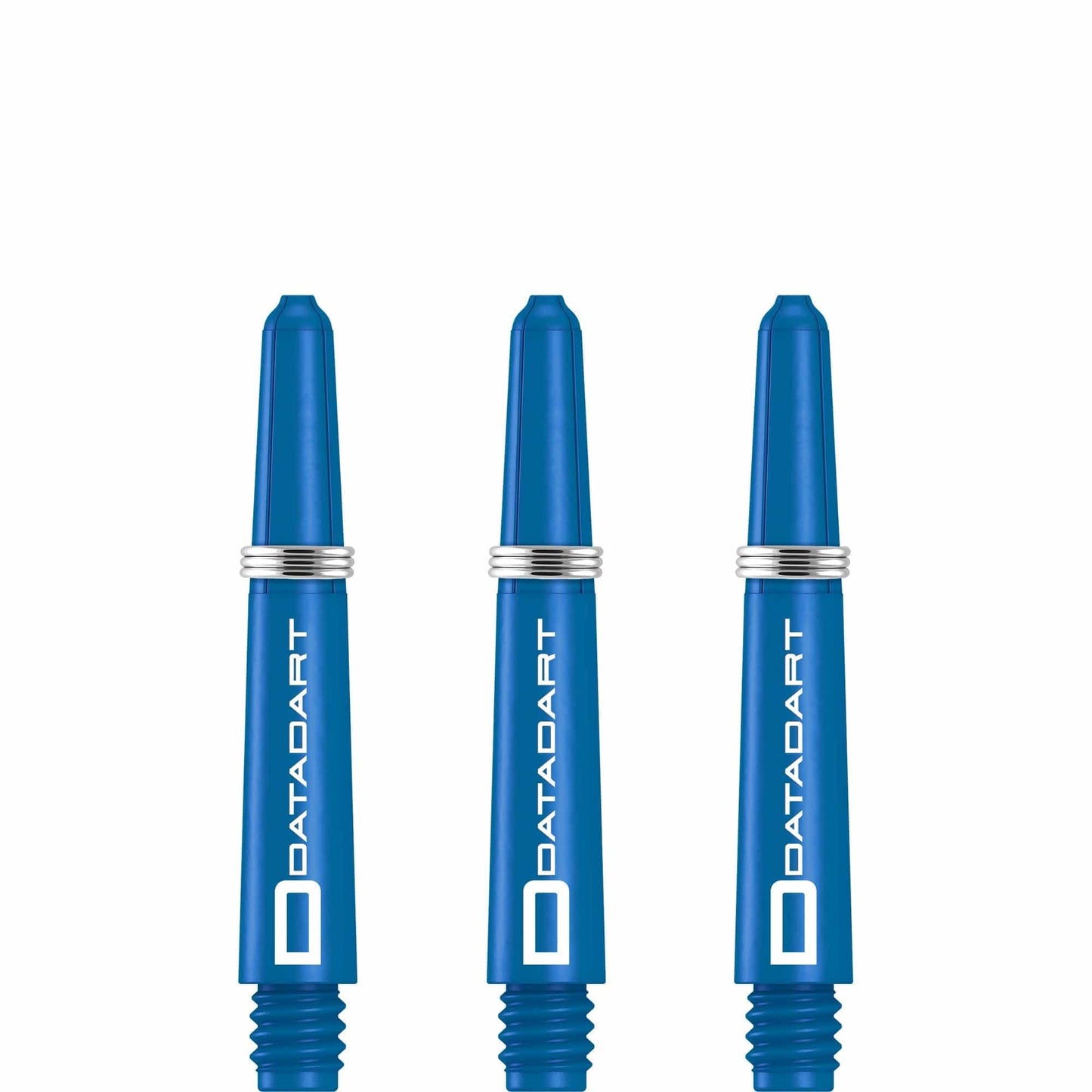 Datadart Signature Nylon Shafts - Stems with Springs - Blue Short