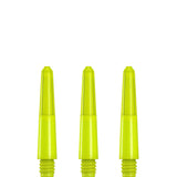 Designa Nylon Shafts - Durable Dart Stems - Neon Yellow Extra Short