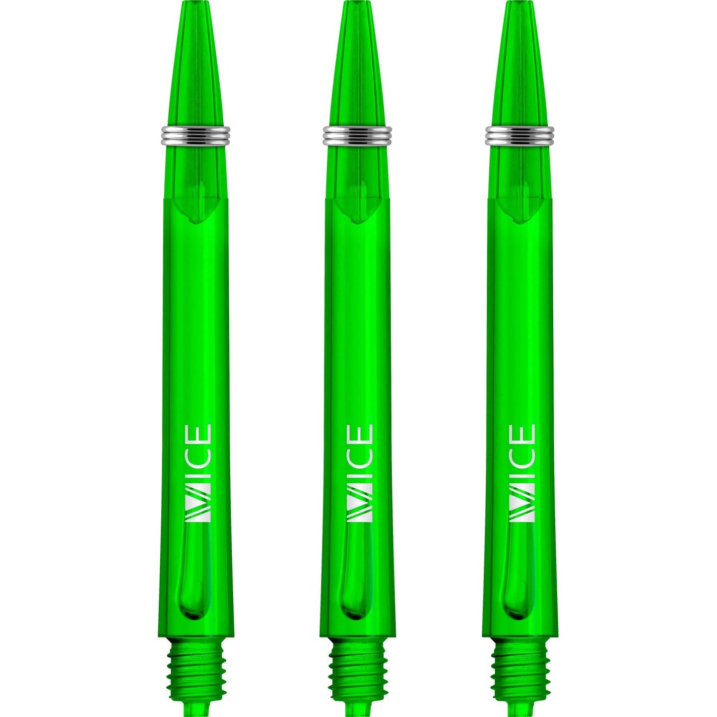 One80 Vice Shafts - Stems with Springs - Neon Green Medium