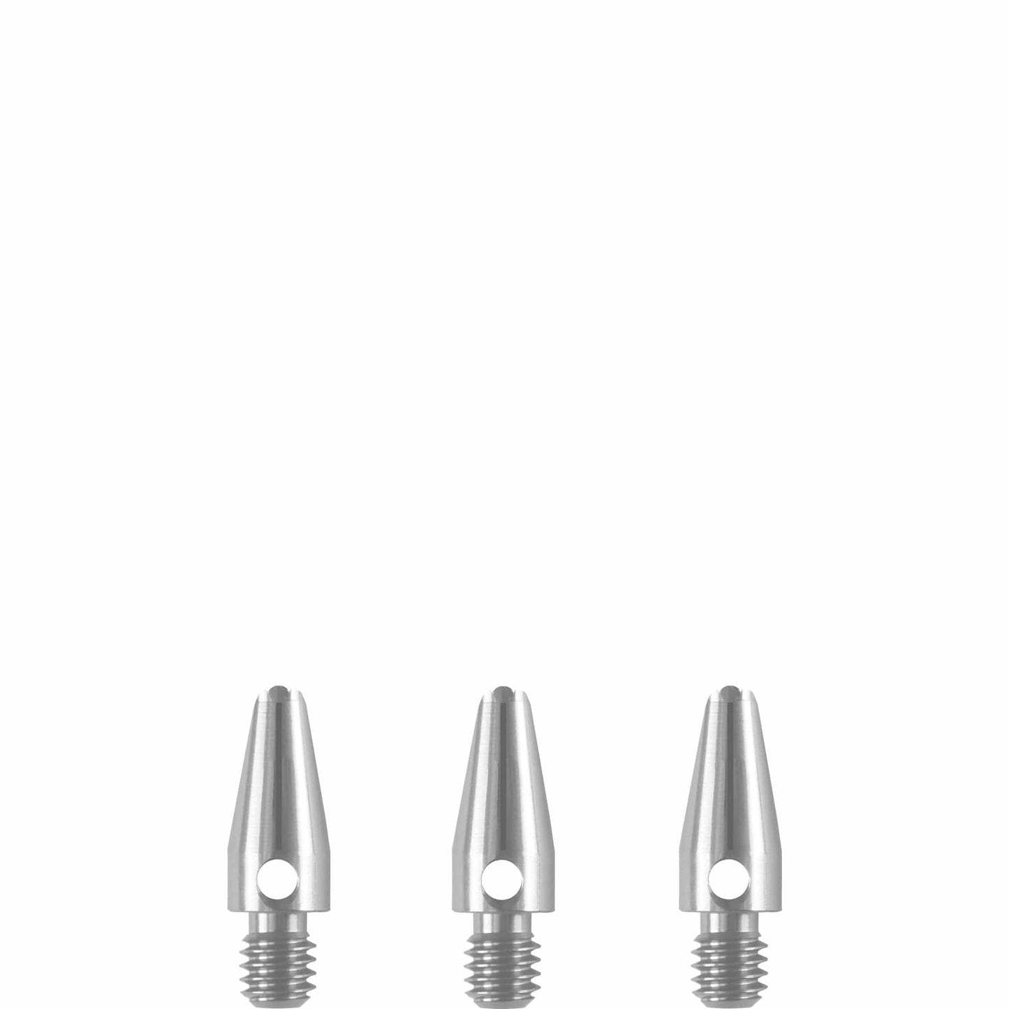 Designa Aluminium Shafts - Metal Dart Stems - Silver Micro