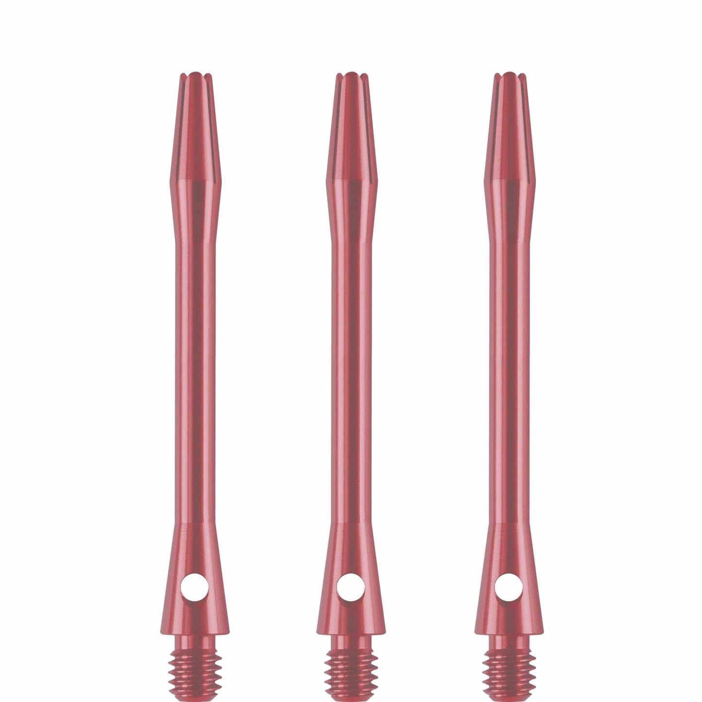 Designa Aluminium Shafts - Metal Dart Stems - Pink Medium