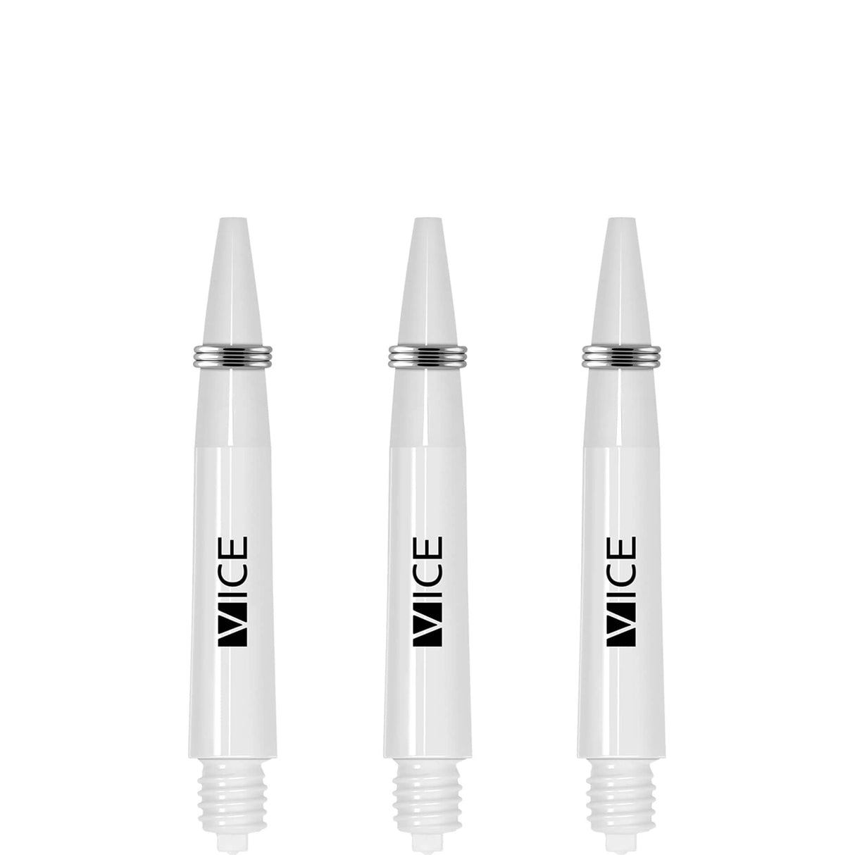 One80 Vice Shafts - Stems with Springs - White Short