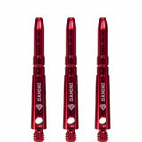 Cuesoul - Aluminium Dart Shafts - Diamond - Value Pack - 4 sets - Red Tweenie