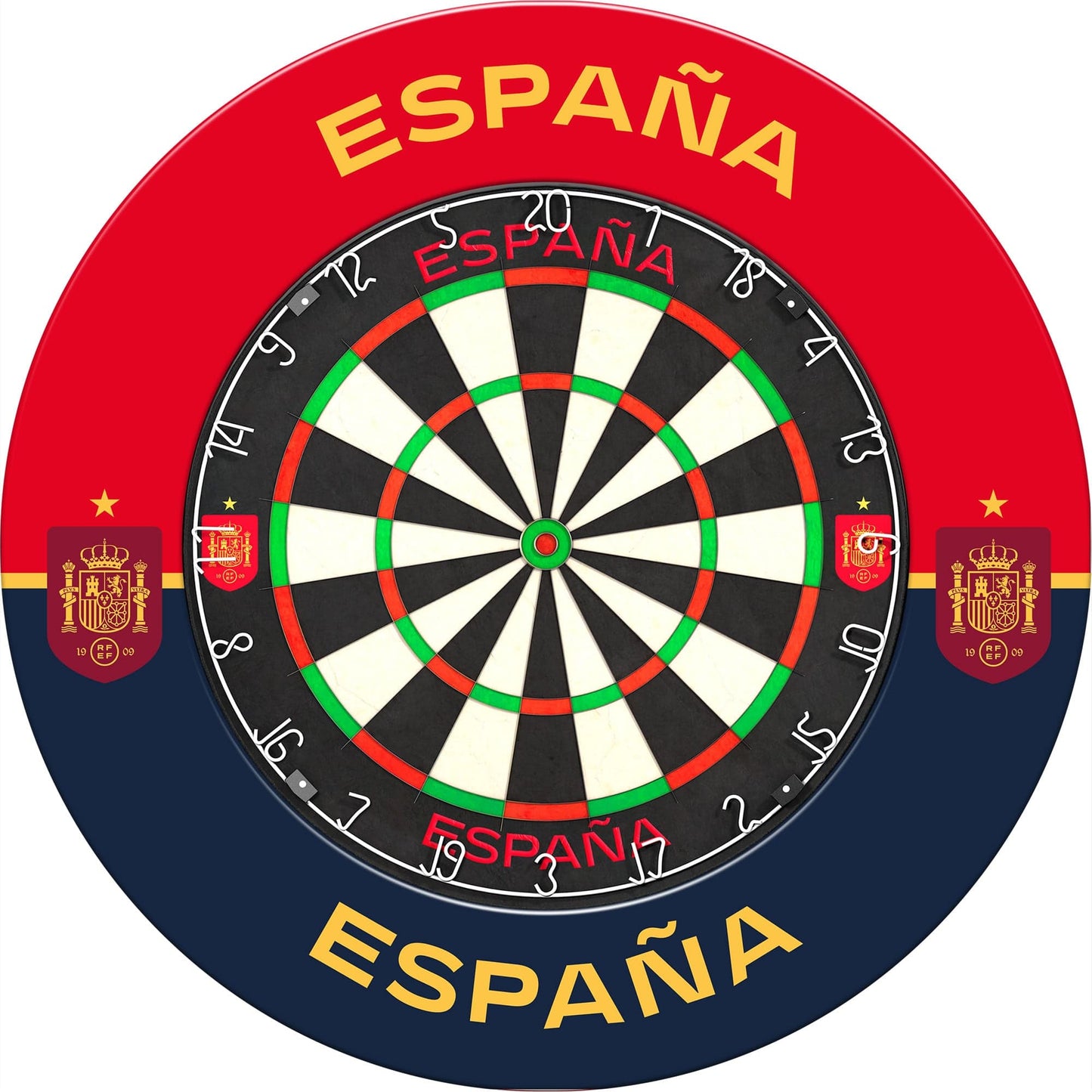Espana Football Dartboard Surround - Official Licensed - S4 - Spain - Blue & Red