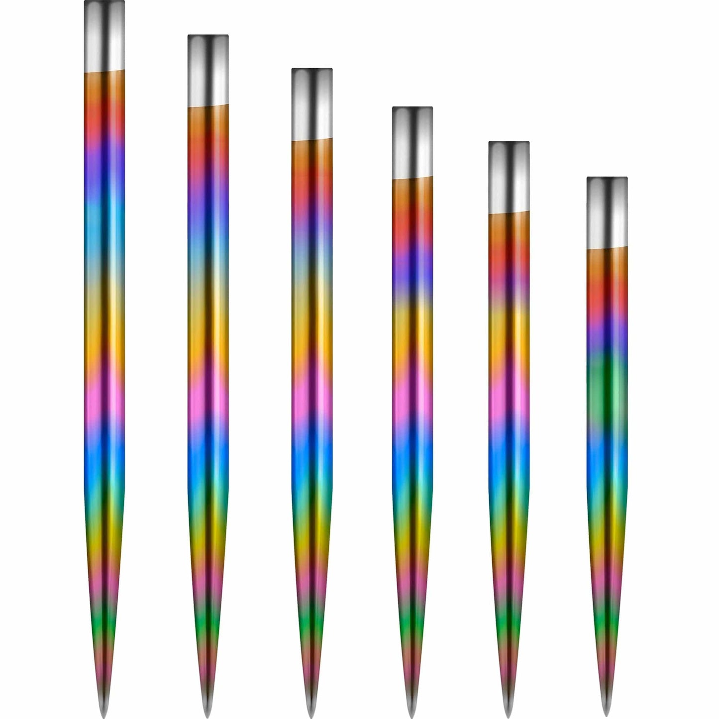Mission Glide Dart Points - Spare Points - Plain - Rainbow 30mm