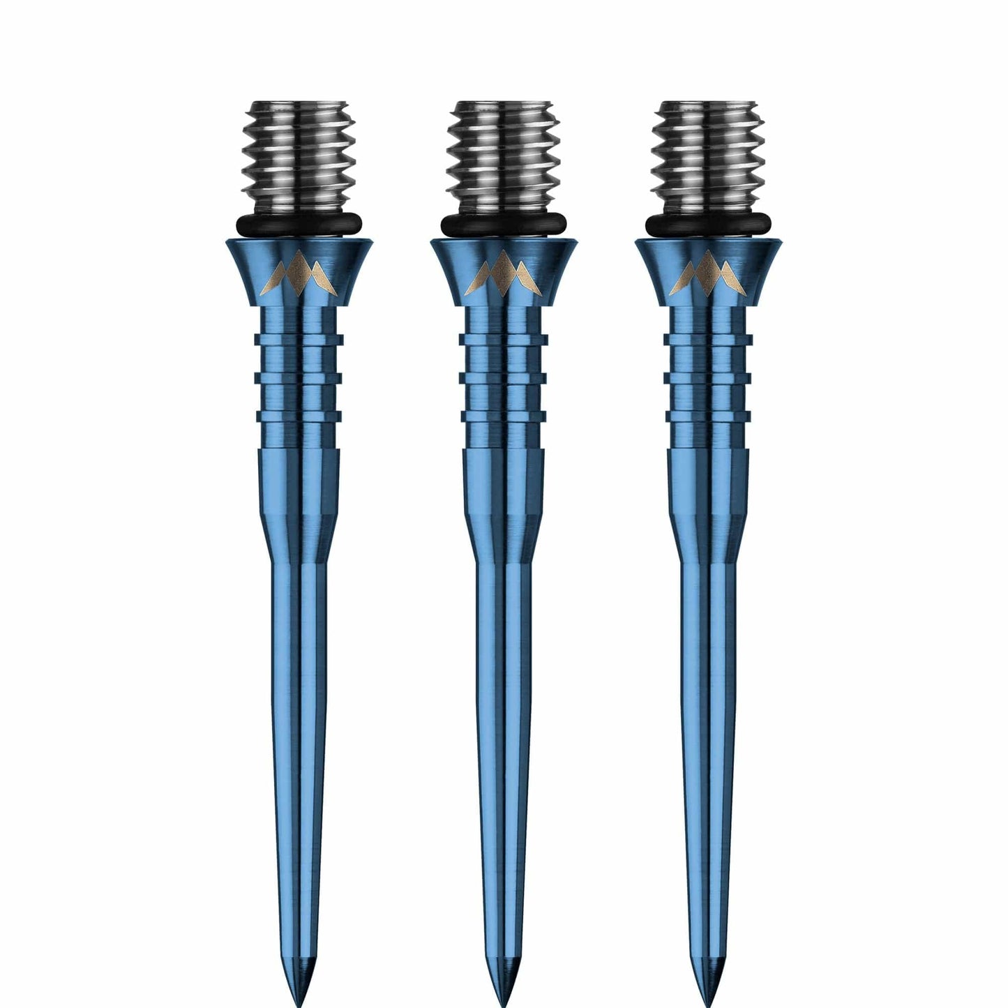 Mission Titan Pro Ti Conversion Points - Grooved - Solid Blue 30mm