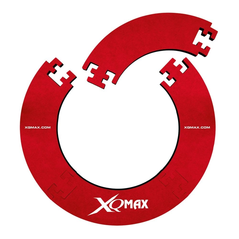 XQMax EVA Lightweight Dartboard Surround - 4 Piece - Strong Red