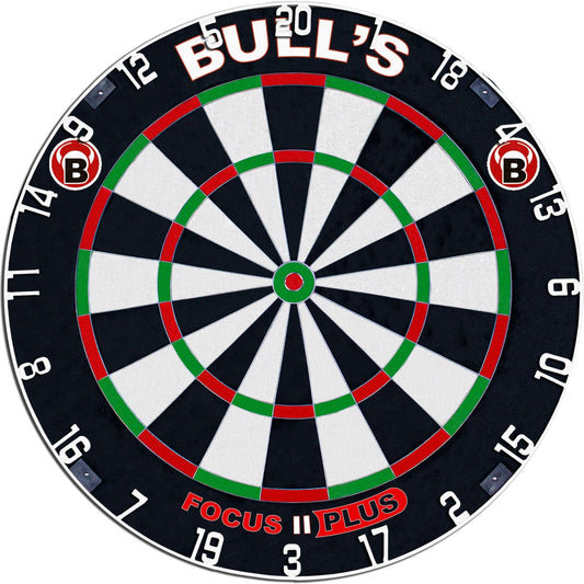 BULL'S Focus II Plus Dartboard - Professional