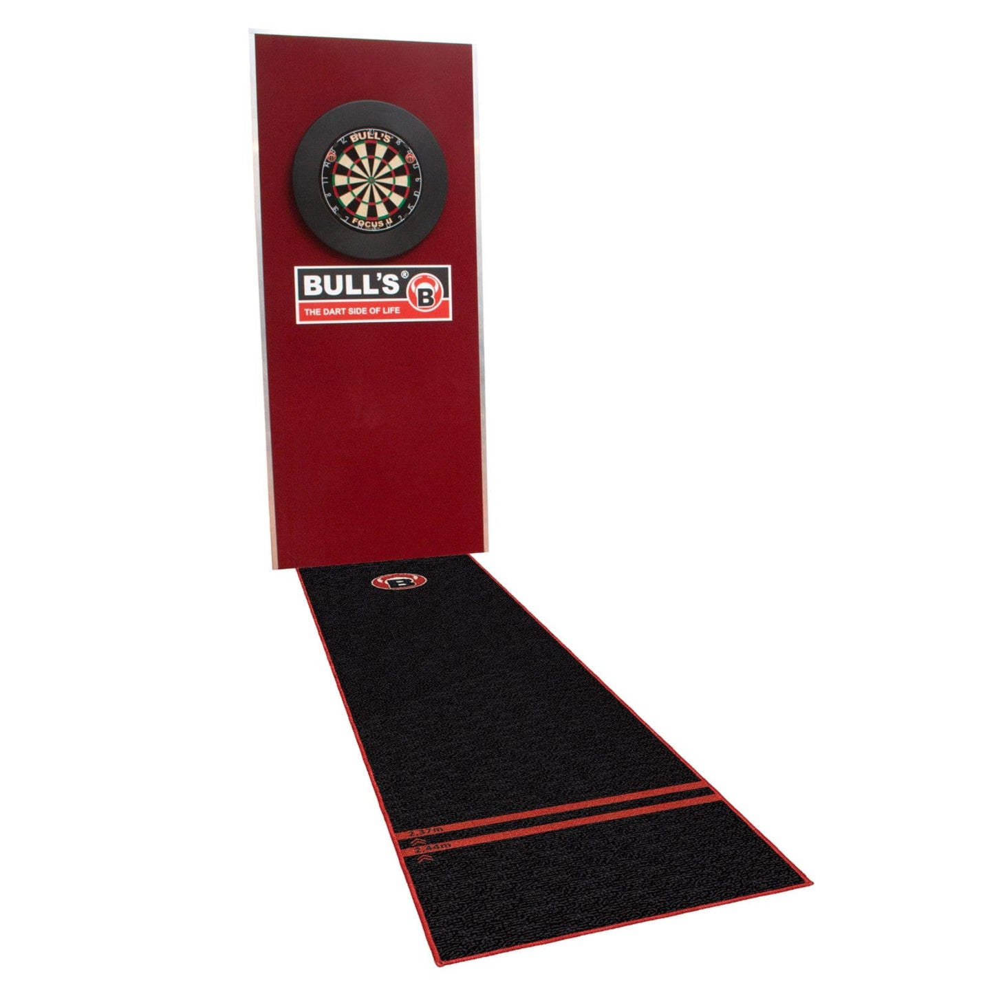 BULL'S Carpet Darts Mat 170 - Black