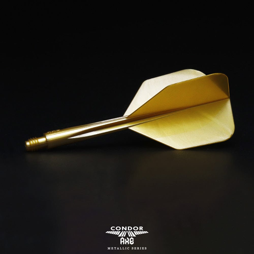 Condor AXE Metallic Dart Flights - Small - Gold