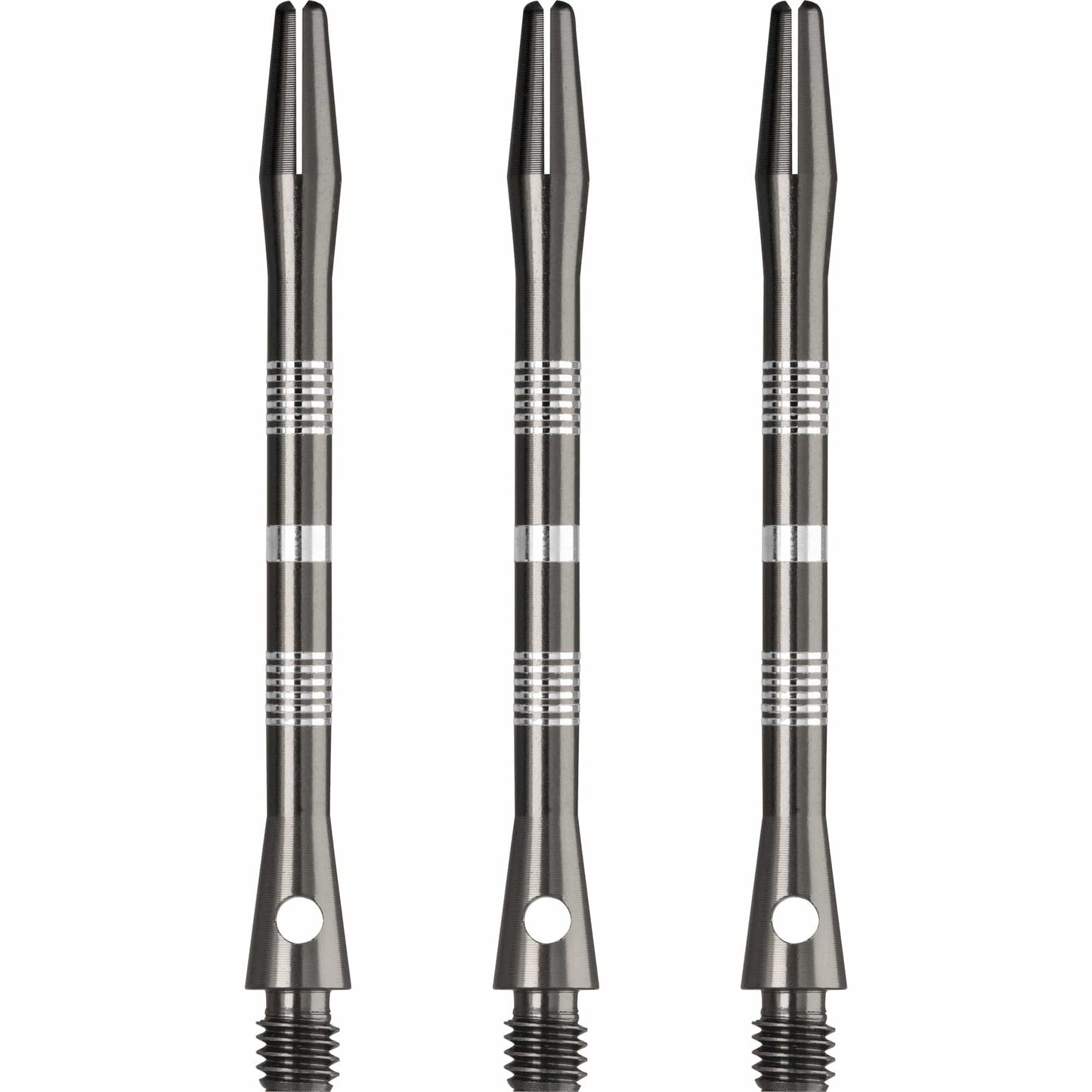 Designa Multiline Aluminium Shafts - Regrooved - Gun Metal Long