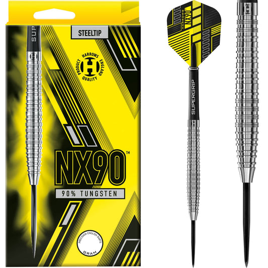 Harrows NX90 Darts - Steel Tip - Ringed 21g