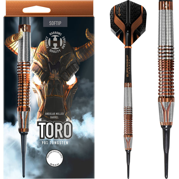 Harrows Toro Darts - Soft Tip - Silver & Bronze