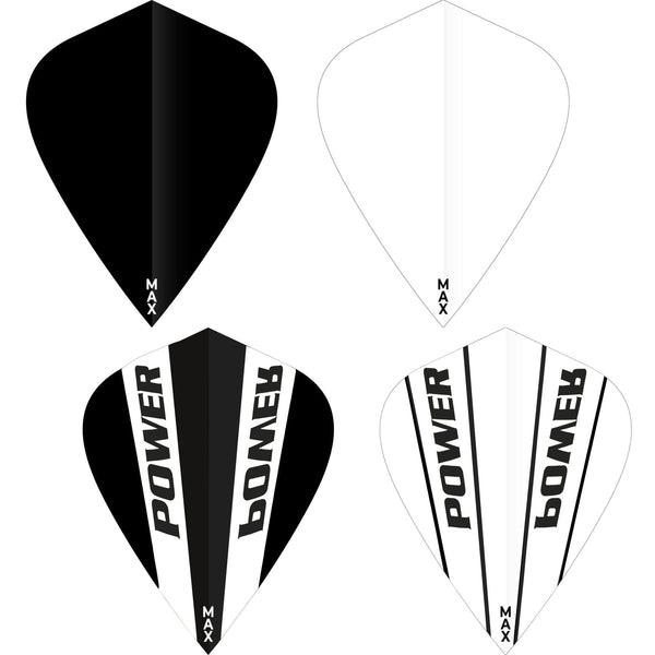 *McCoy Power Max Dart Flights - 150 Micron - Kite - Solid
