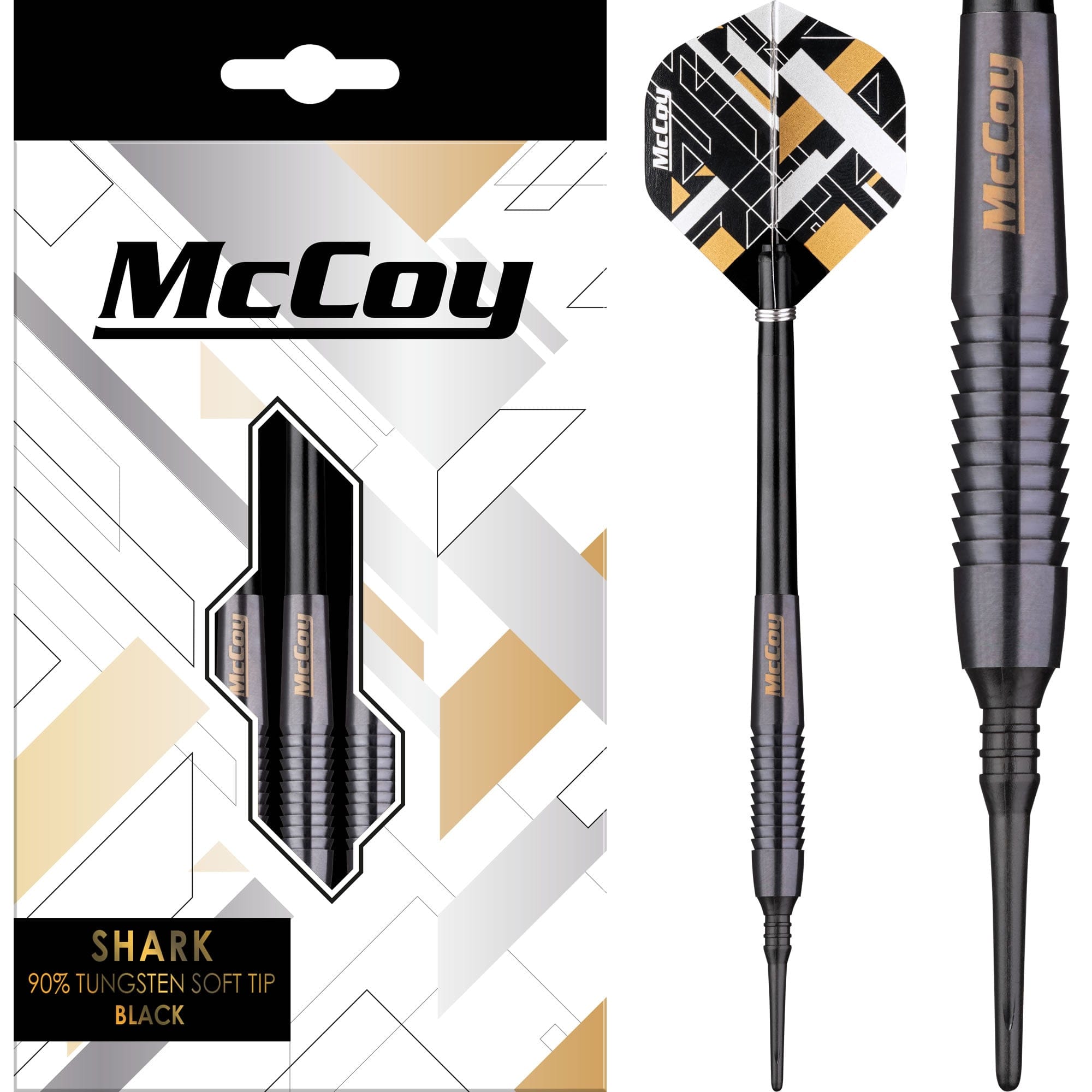 McCoy Shark - 90% Soft Tip Tungsten - Black