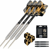 One80 Back To Basic Darts - Steel Tip - BAS - Natural - Ringed