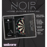 Unicorn Noir Home Dart Centre - inc Cabinet Dartboard Darts