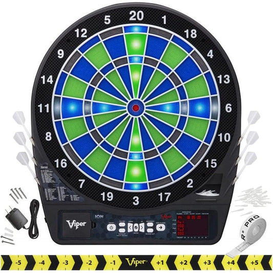 Viper ION Illuminated Electronic Dartboard - Auto Score - inc 6 Darts